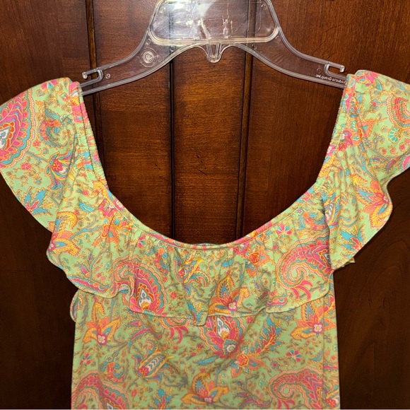 Ralph Lauren Paisley Ruffle Blouse - Multicolor - Picture 5 of 5